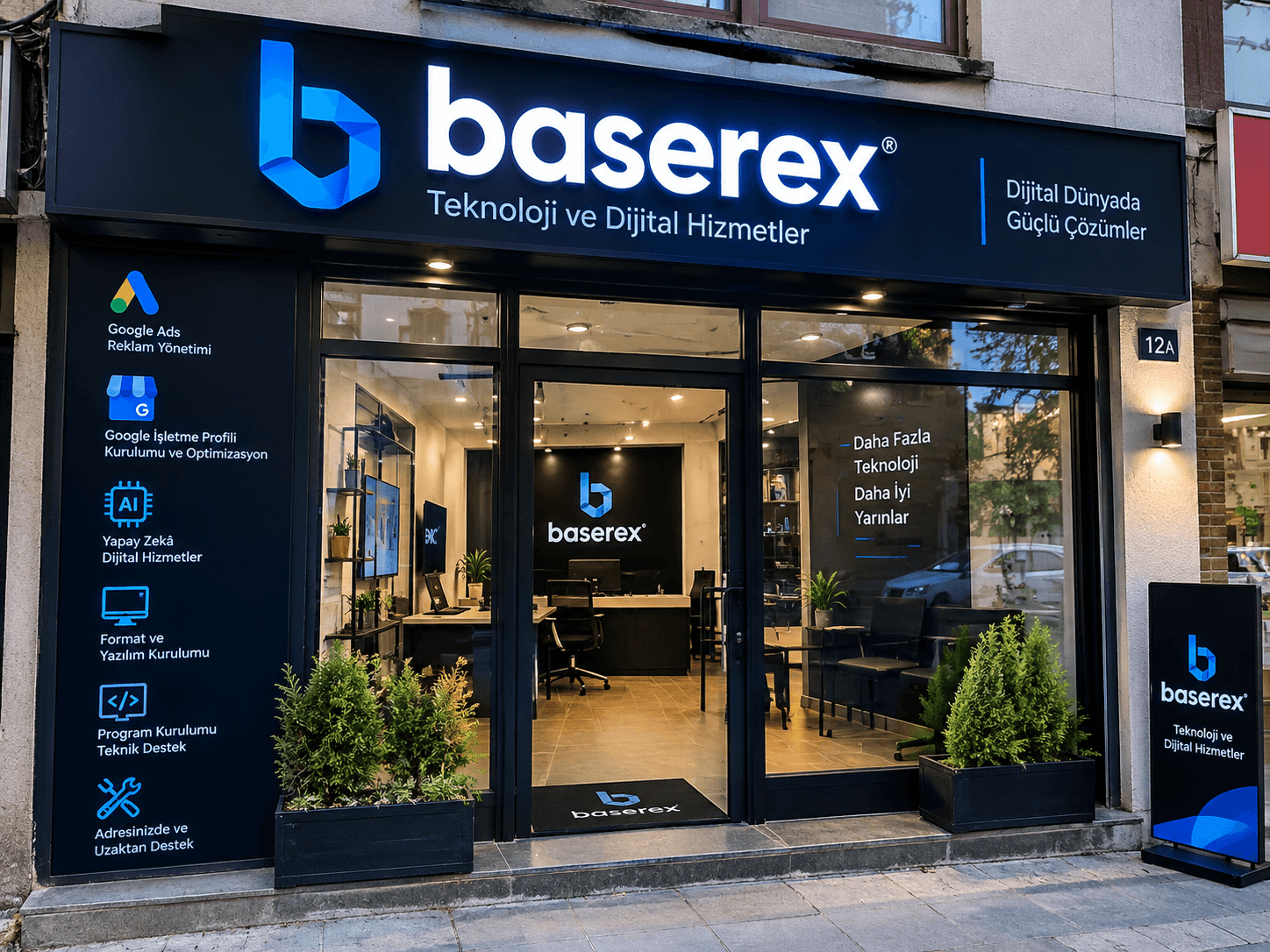 BasereX Teknoloji ofisi ve dijital hizmetleri